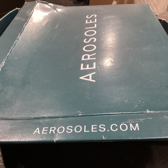 AEROSOLES BLACK SUEDE PLATFORM SANDAL | SZ 12 M - Picture 11 of 12